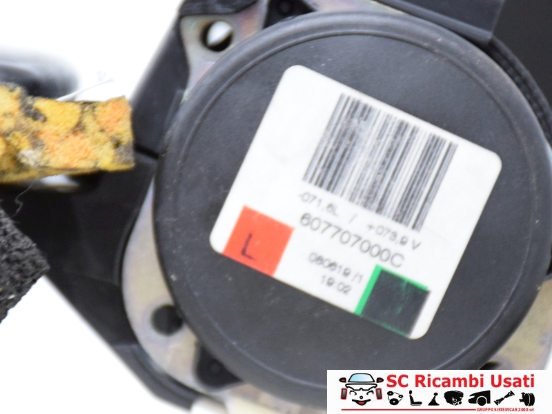 Cintura Di Sicurezza Posteriore Sx Grande Punto 607707000C - 19468