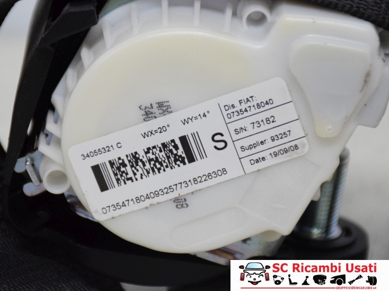 Cintura Di Sicurezza Posteriore Sx Lancia Delta 735471804 735554081 - 19900 Cintura Di Sicurezza Posteriore Sx Lancia Delta 735471804 735554081 - 19900