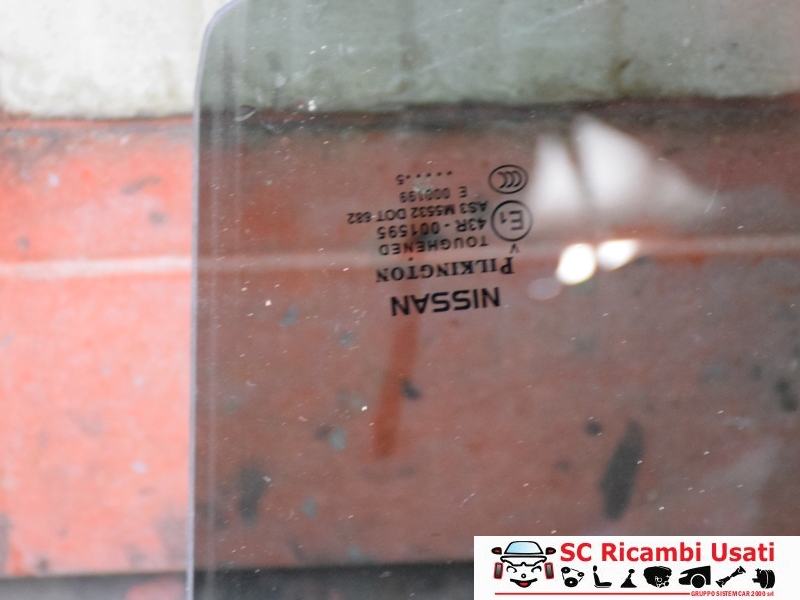 Vetro Posteriore Sinistro Nissan Qashqai J11  - 20494
