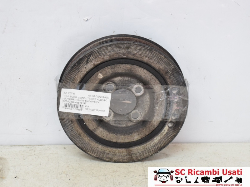 55200498 55200498 PULEGGIA ALBERO MOTORE FIAT Grande Punto 1° Serie diesel