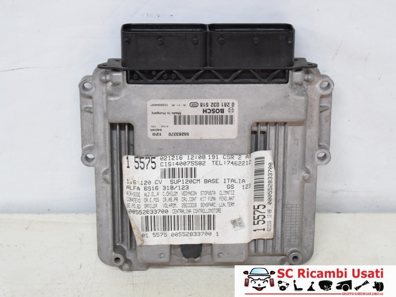 55283370 55283370 CENTRALINA MOTORE ALFA ROMEO Giulietta Serie (940_) diesel