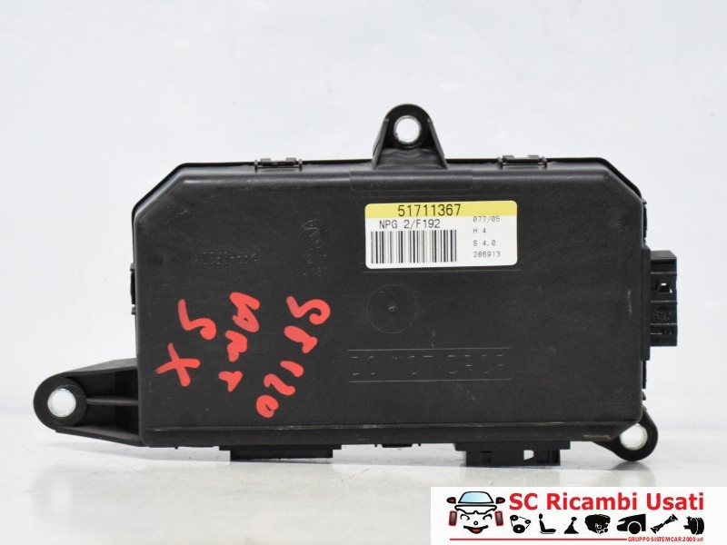 CENTRALINA PORTA SX GUIDA FIAT Stilo Berlina 5P 51711367 (01>10)
