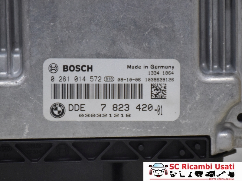 Centralina Motore Bmw Serie 3 7823420 0281014572 Centralina Motore Bmw Serie 3 7823420 0281014572
