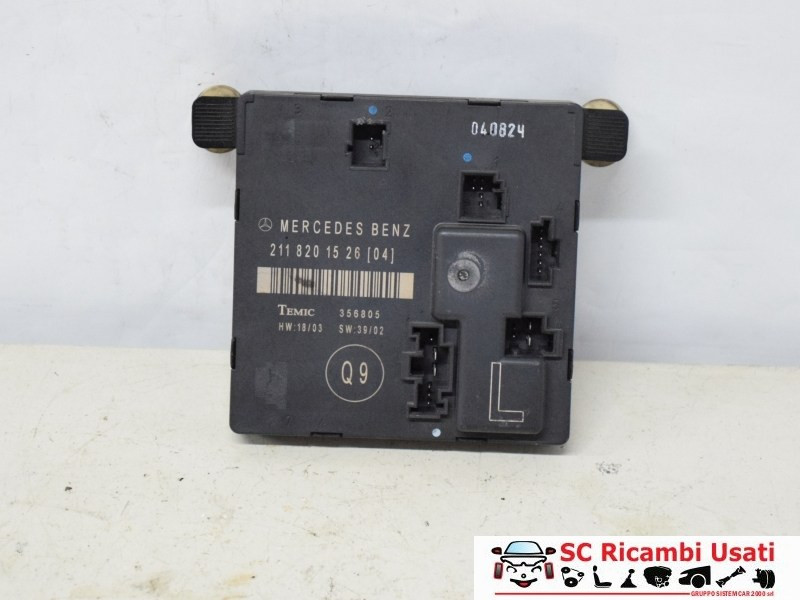CENTRALINA PORTA POSTERIORE SX MERCEDES Classe E Berlina W211 A2118201526 (02>07)
