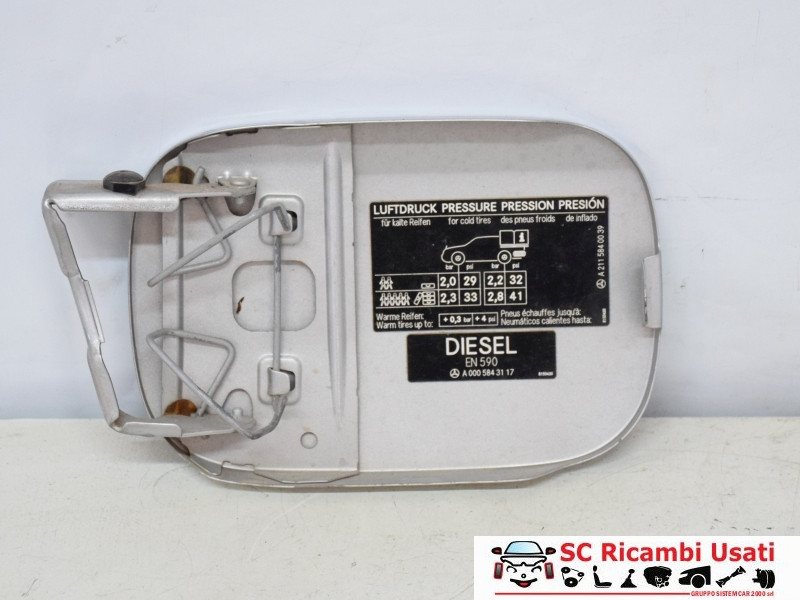SPORTELLINO CARBURANTE MERCEDES Classe E Berlina W211 A0005843117 (02>07)
