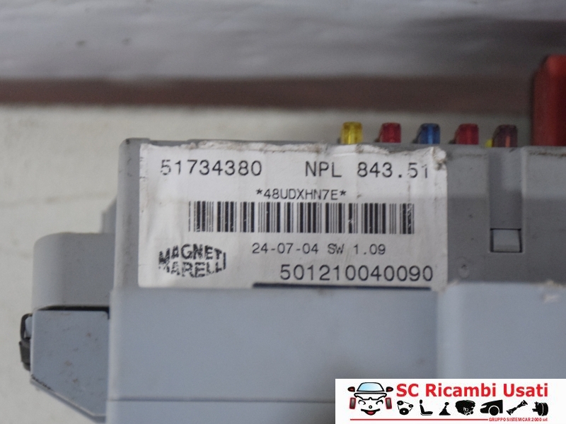Body Computer Lancia Y 51734380 Body Computer Lancia Y 51734380