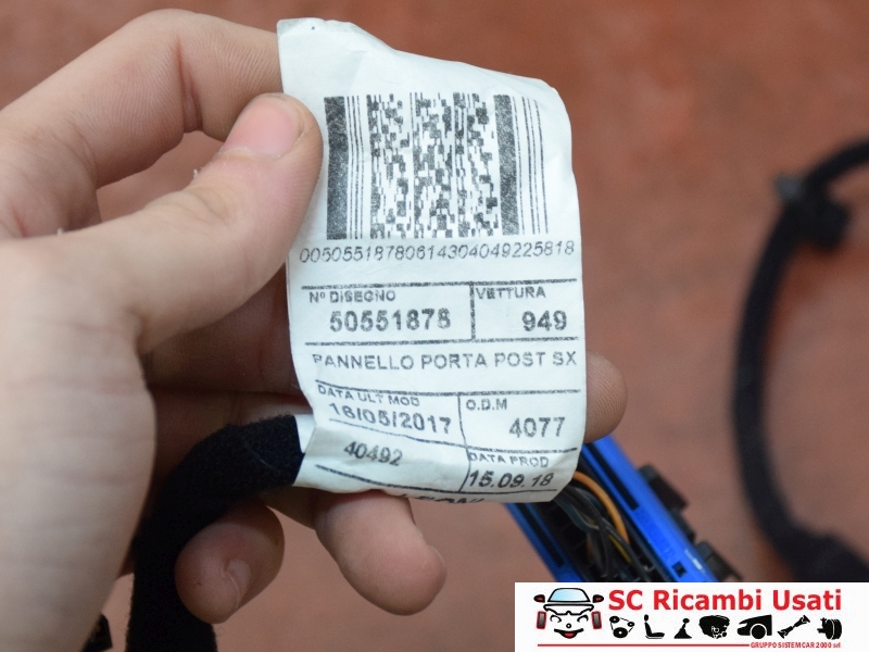 Cablaggio Porta Posteriore Sx Alfa Romeo Stelvio 50551875 - 28906