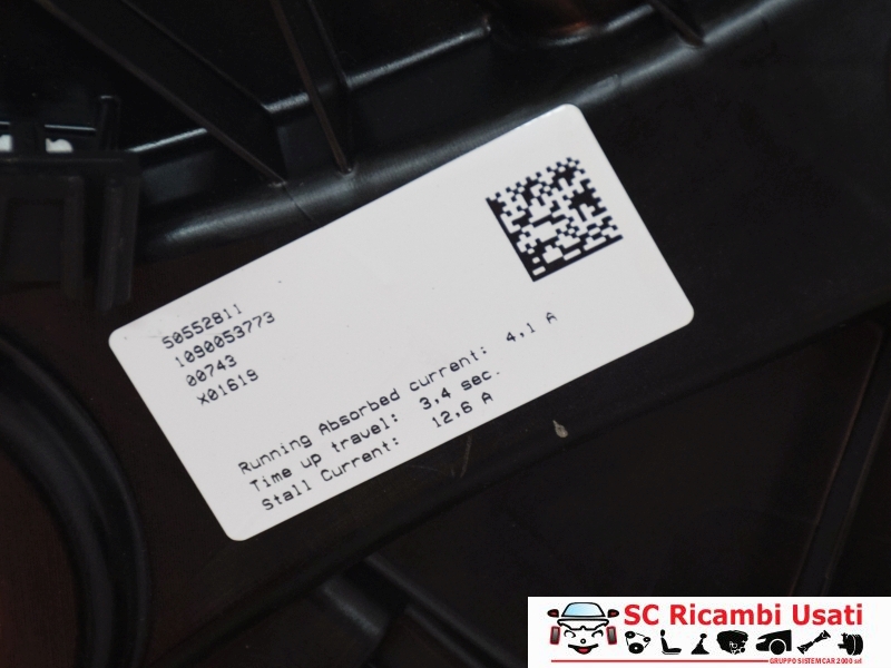 Alzavetro Posteriore Sinistro Alfa Romeo Stelvio 50552811 - 28974 Alzavetro Posteriore Sinistro Alfa Romeo Stelvio 50552811 - 28974