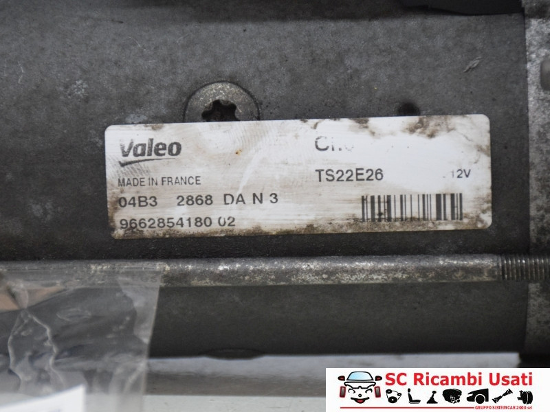 9662854180 MOTORINO AVVIAMENTO CITROEN C3 2° Serie diesel
