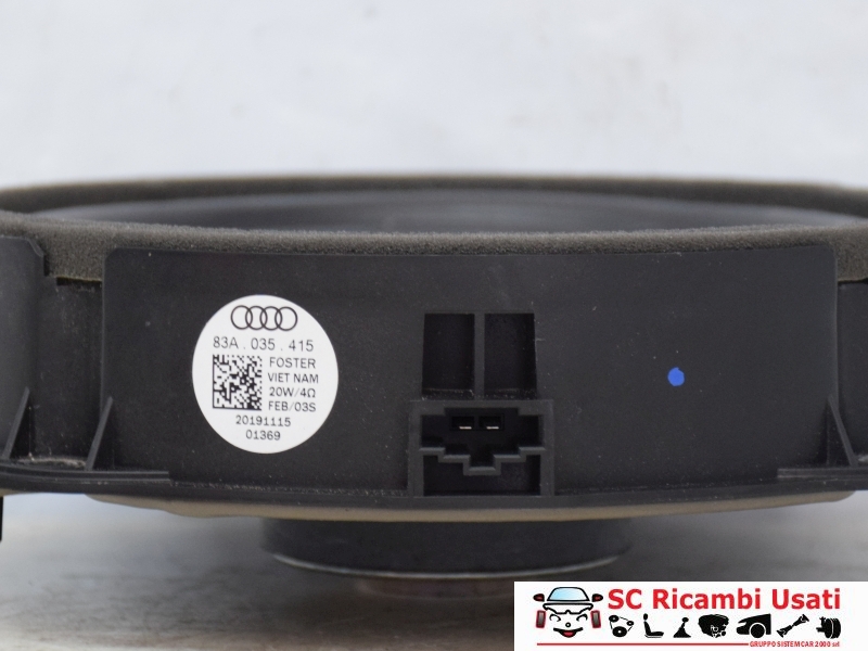 Cassa Altoparlante Anteriore Audi Q2 83A035415 - 25786 Cassa Altoparlante Anteriore Audi Q2 83A035415 - 25786