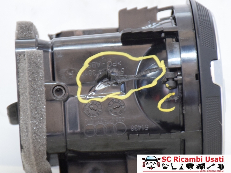 Diffusore Aria Cruscotto Audi Q2 81A820901E - 25848 Diffusore Aria Cruscotto Audi Q2 81A820901E - 25848