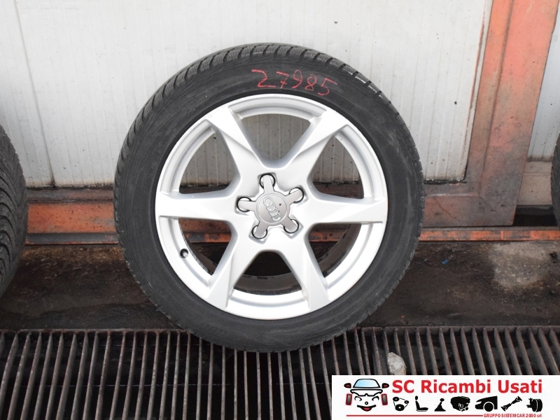 Cerchi In Lega 17 Audi A4 B8 8K0601025K - 27985 Cerchi In Lega 17 Audi A4 B8 8K0601025K - 27985