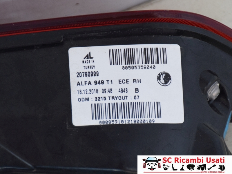 Fanale Posteriore Destro Alfa Romeo Stelvio 50535804 - 29144