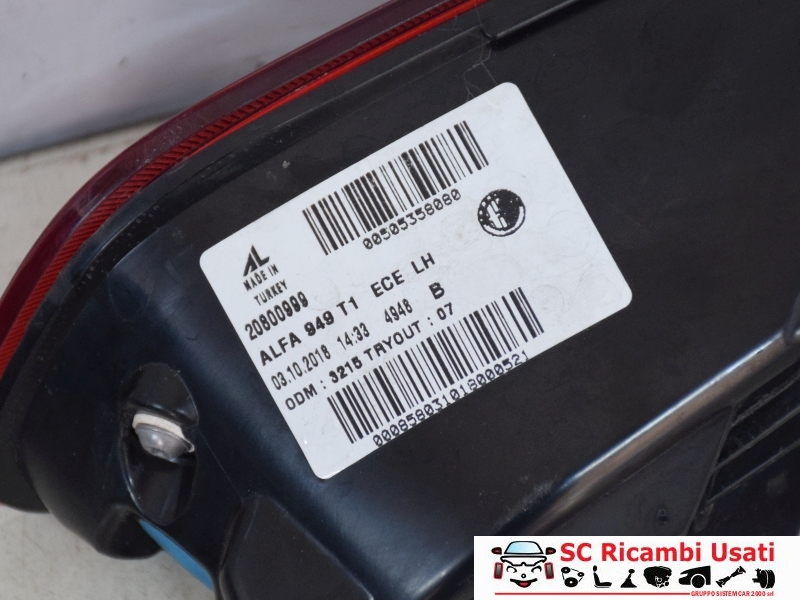 Fanale Posteriore Sinistro Alfa Romeo Stelvio 50535808 - 29145
