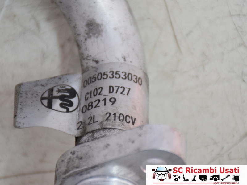 Tubo Aria Condizionata Alfa Romeo Stelvio 50535303 - 29264 Tubo Aria Condizionata Alfa Romeo Stelvio 50535303 - 29264
