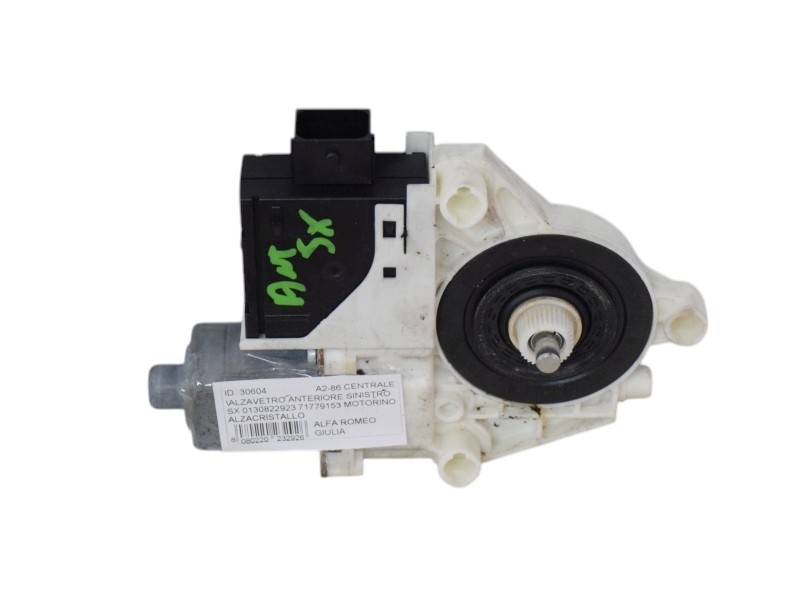 Alzavetro Anteriore Sinistro Alfa Romeo Giulia 71779153 - 30604 Alzavetro Anteriore Sinistro Alfa Romeo Giulia 71779153 - 30604