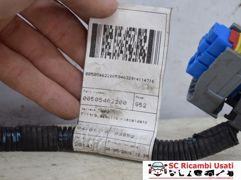 Cavo Filtro Gasolio Alfa Romeo Giulia 50546220 - 30773 Cavo Filtro Gasolio Alfa Romeo Giulia 50546220 - 30773