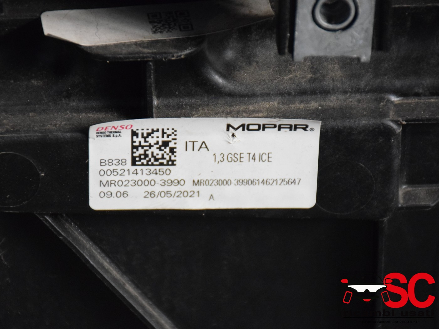MUSATA COMPLETA + KIT RADIATORI + KIT AIRBAG JEEP Compass Serie (16>)