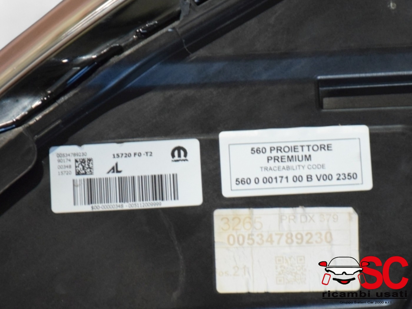 MUSATA COMPLETA + KIT RADIATORI + KIT AIRBAG JEEP Compass Serie (16>)
