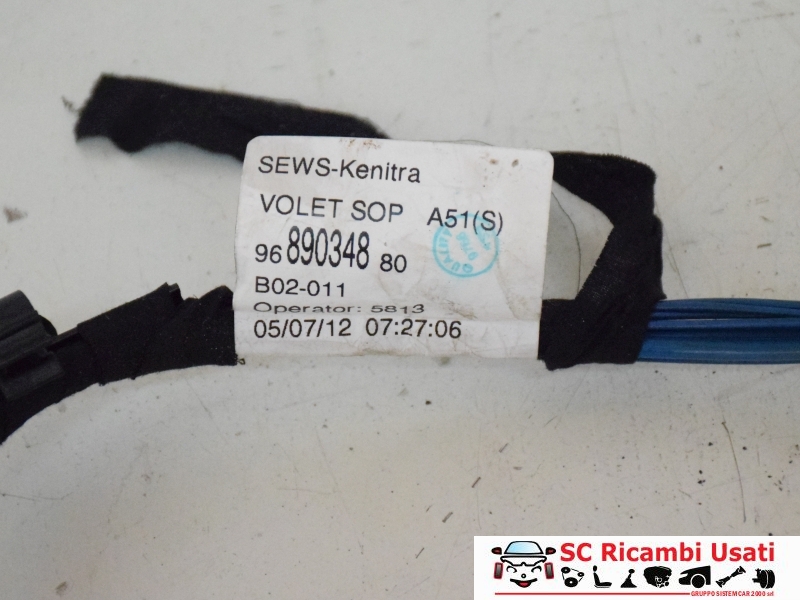 Cablaggio Portellone Citroen C3 9689034880 - 27890