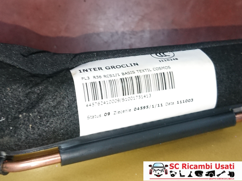 Divanetto Posteriore Mini One R56 52202751618 - 28064 Divanetto Posteriore Mini One R56 52202751618 - 28064