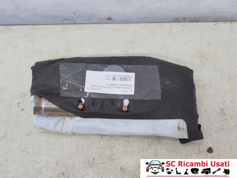Airbag Sedile Destro 500l 51889174 - 31071 Airbag Sedile Destro 500l 51889174 - 31071
