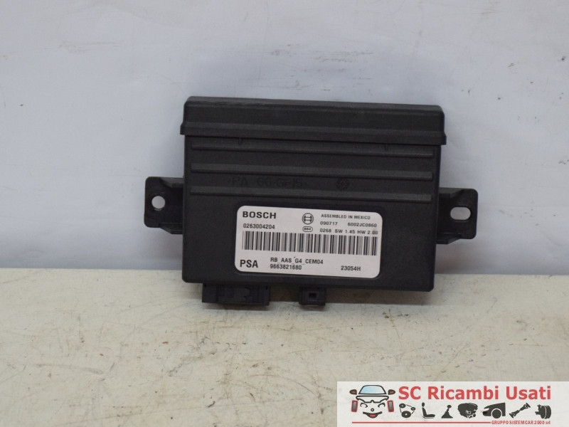 CENTRALINA SENSORI DI PARCHEGGIO CITROEN C3 2° Serie 9663821680 (05>10)