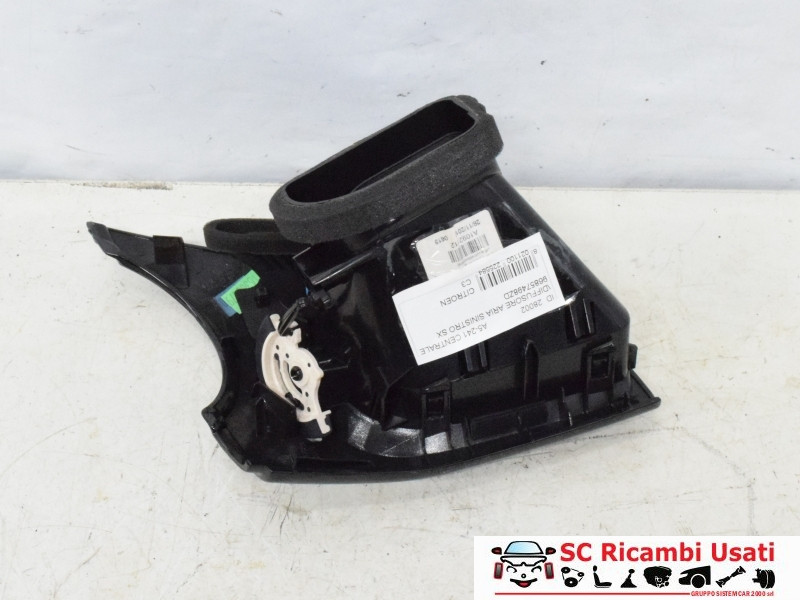 BOCCHETTA ARIA CRUSCOTTO SX CITROEN C3 2° Serie 96857498ZD (05>10)