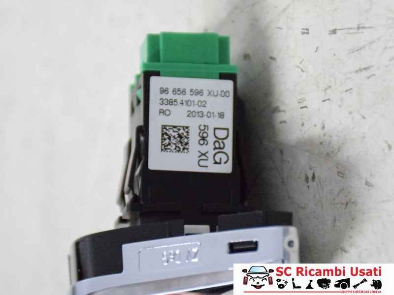 PULSANTIERA CHIUSURA PORTE E PULSANTE ESP CITROEN C3 2° Serie 96656596XU (05>10)