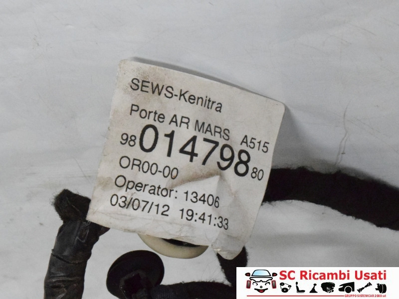 PORTIERA POSTERIORE DESTRA CITROEN C3 2° Serie 9801479880 (05>10)