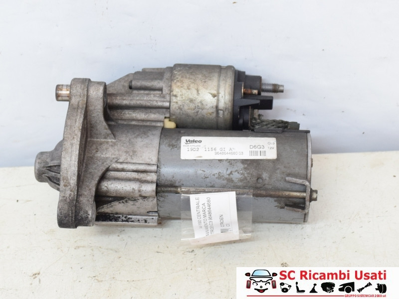9648644680 MOTORINO AVVIAMENTO CITROEN C3 2° Serie Benzina