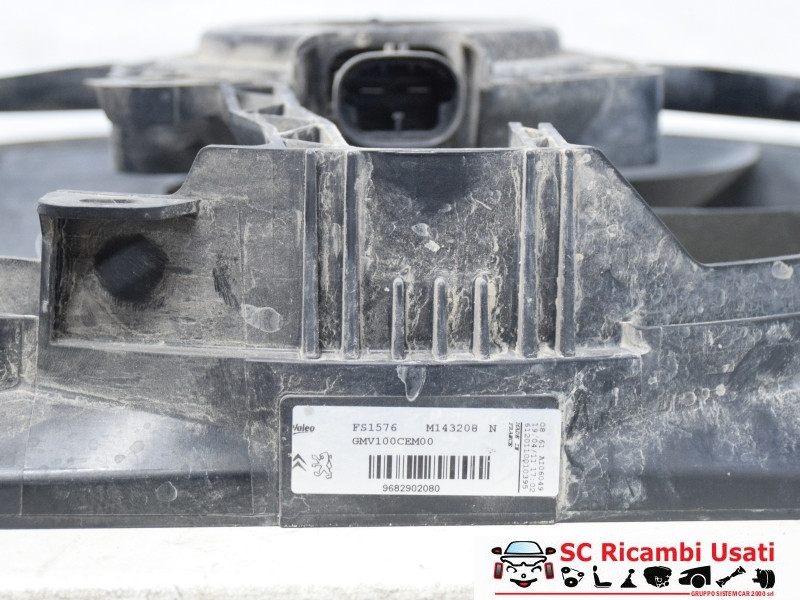 9682902080 9682902080 ELETTROVENTOLA CITROEN C3 2° Serie diesel