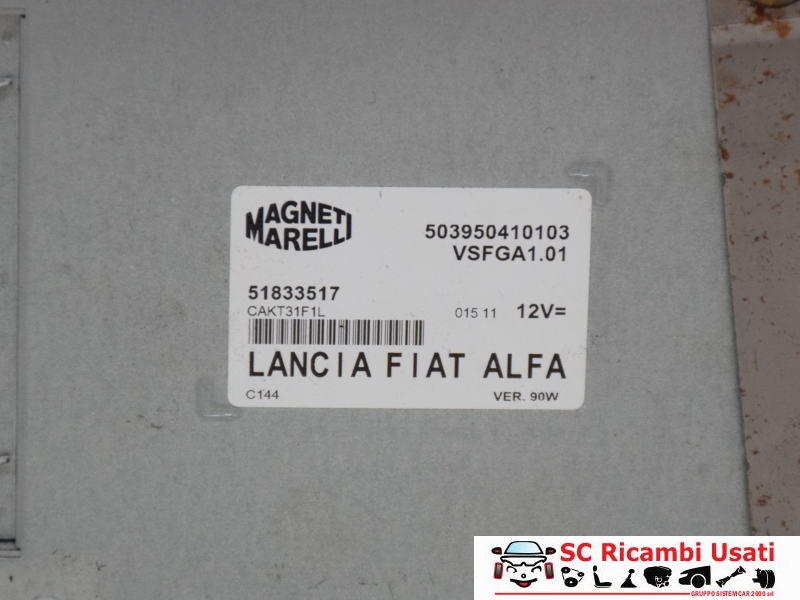 Centralina Autoradio Fiat Punto Evo 51833517 50520764 Centralina Autoradio Fiat Punto Evo 51833517 50520764