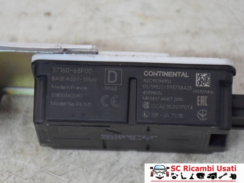 Centralina Sensori Tpms Suzuki Baleno 3716068P00 A2C92194902 - 31317