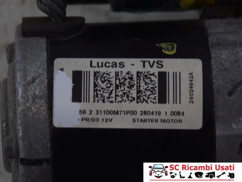 Motorino Di Avviamento Suzuki Baleno 1.2 Vvt 31100M71P00 - 31426