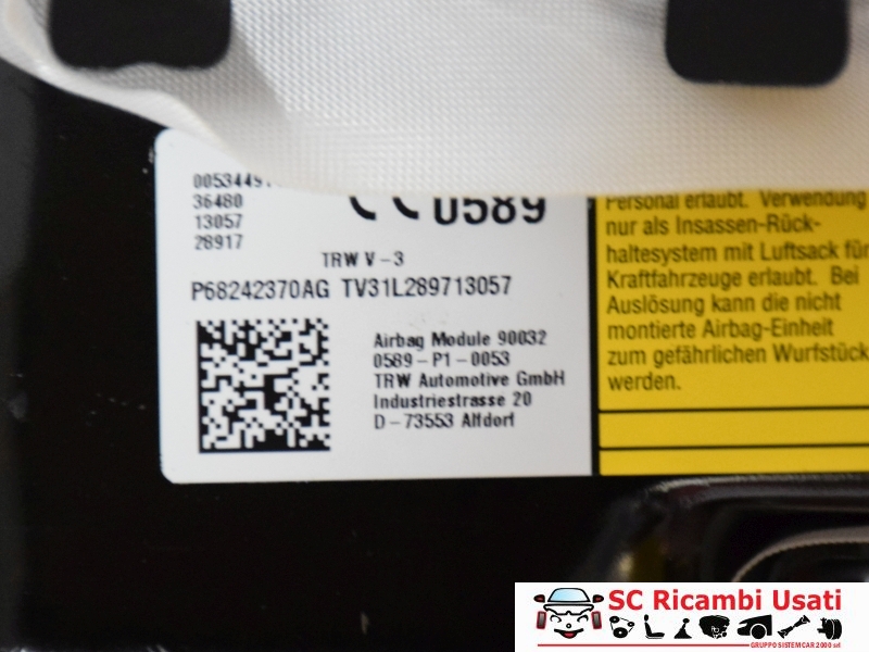 Kit Airbag Completo Jeep Compass 532242680 - 32046