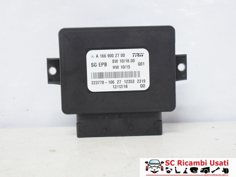 A1669002700 CENTRALINA FRENO A MANO MERCEDES Classe A Serie (W176) diesel