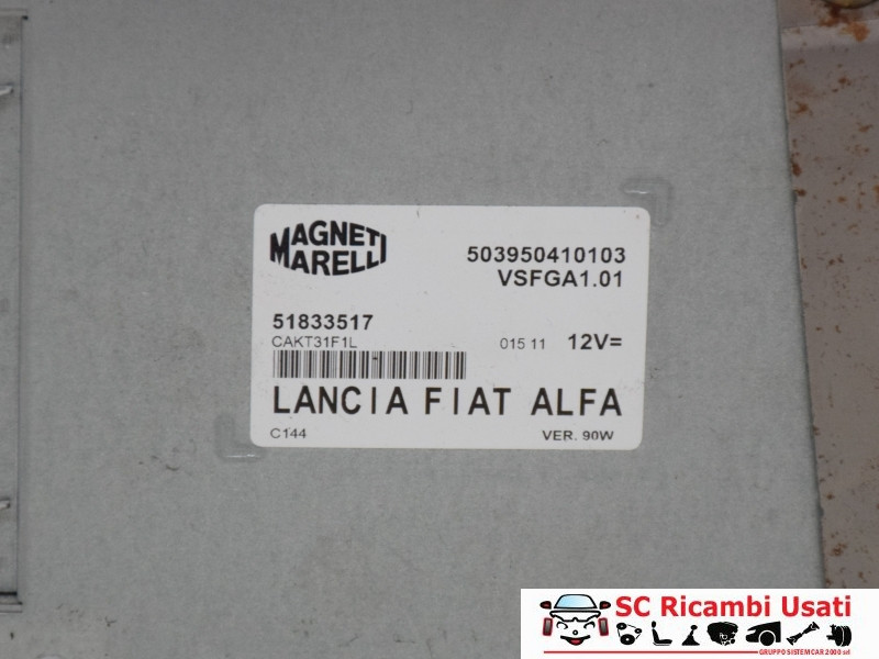 CENTRALINA AUTORADIO FIAT Punto EVO 51833517 (09>12)