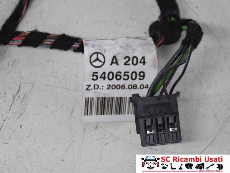 IMPIANTO ELETTRICO (CABLAGGIO) PORTA POSTERIORE SX MERCEDES Classe C Berlina W203 2° Serie A2045406509 (04>07)
