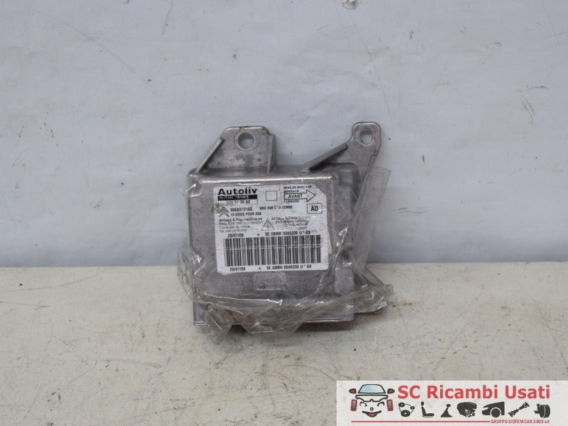 CENTRALINA AIRBAG CITROEN C3 2&deg; Serie 9666412180 (05>10)