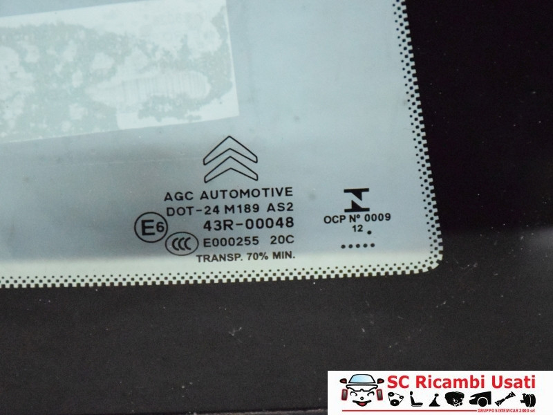 VETRO FISSO POSTERIORE DX CITROEN C3 2° Serie 9805760280 (05>10)