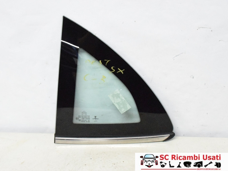 VETRO FISSO POSTERIORE SX CITROEN C3 2° Serie 9805760380 (05>10)