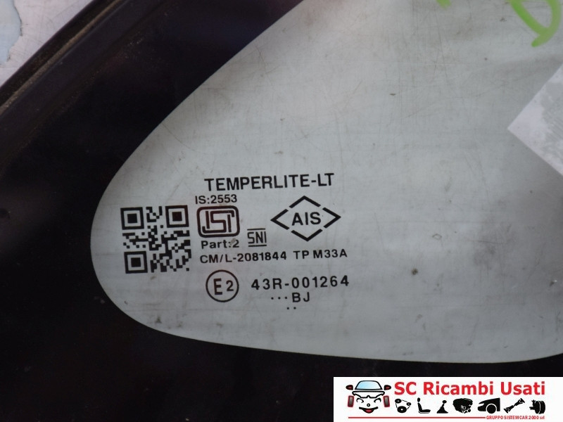 VETRO FISSO POSTERIORE DX SUZUKI Baleno Serie 84580M68P21000 (16>)