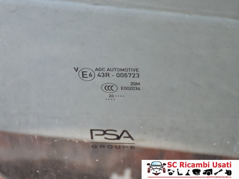 Vetro Posteriore Sinistro Opel Corsa F - 30788 Vetro Posteriore Sinistro Opel Corsa F - 30788