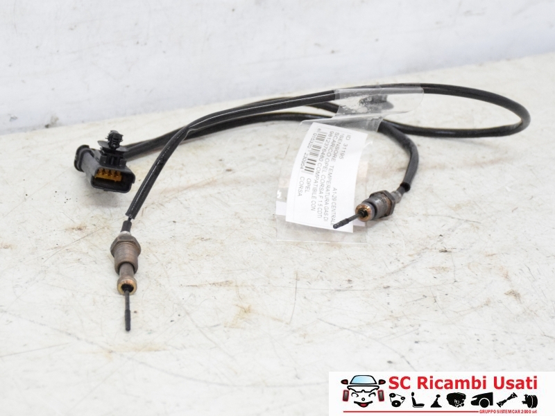 Sensore Temperatura Gas Di Scarico Opel Corsa F 9812376480 - 31195