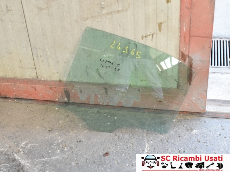 VETRO SCENDENTE POSTERIORE SINISTRO MERCEDES Classe C Berlina W203 2° Serie (04>07)
