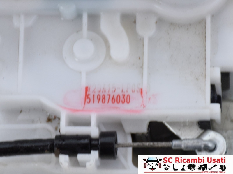 SERRATURA POSTERIORE DESTRA FIAT Tipo Serie (357) Berlina 51987603 (16>20)