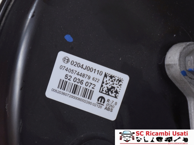 Servofreno Con Pompa Freni Fiat Tipo 52036072 - 27599
