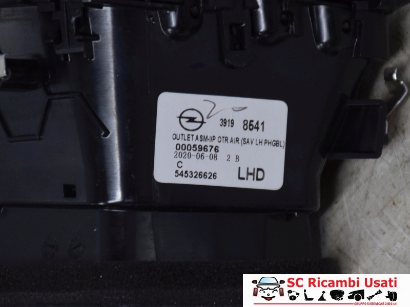 Diffusore Aria Sinistro Opel Corsa F 39198541 - 31124 Diffusore Aria Sinistro Opel Corsa F 39198541 - 31124