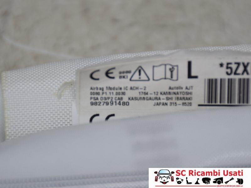 Airbag Tendina Laterale Sinistra Opel Corsa F 9827991480 - 31130
